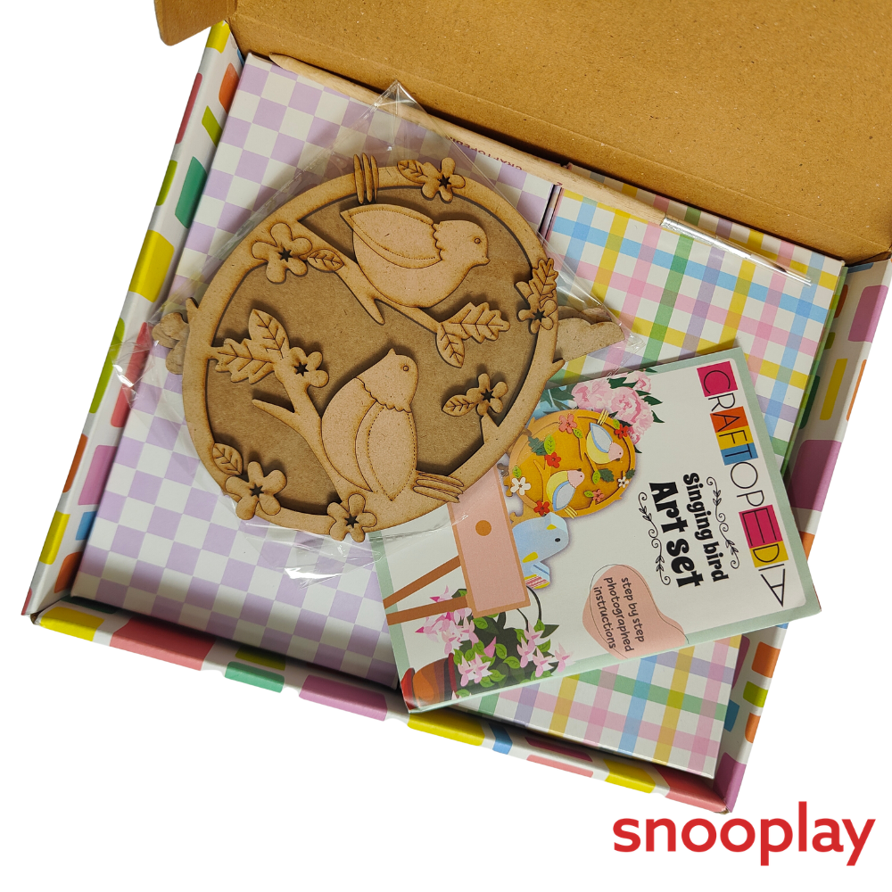 Craftopedia Paint Your Own Photo Holder - Singing Bird (6-10 Years)