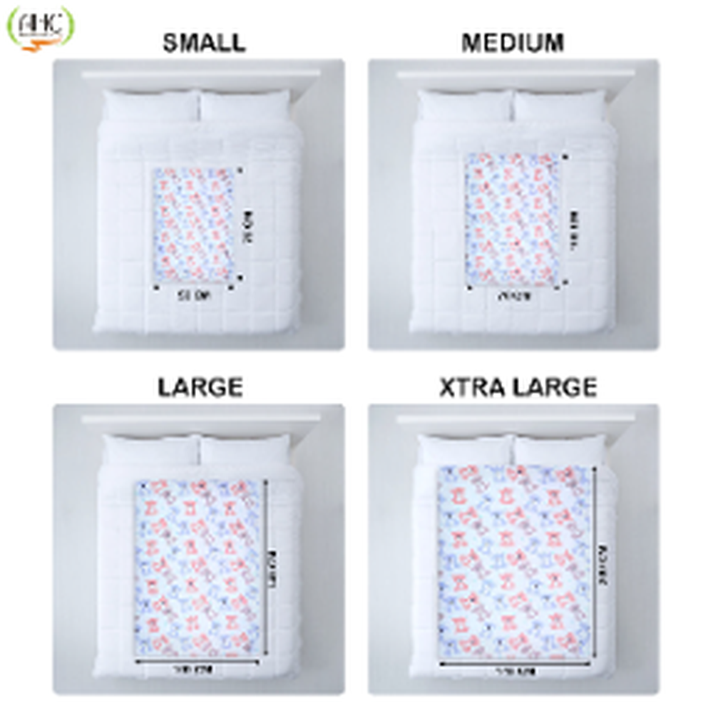 Zikku Printed Dry Sheet for Baby - Teddy | Keeps Little Bed Dry & Happy