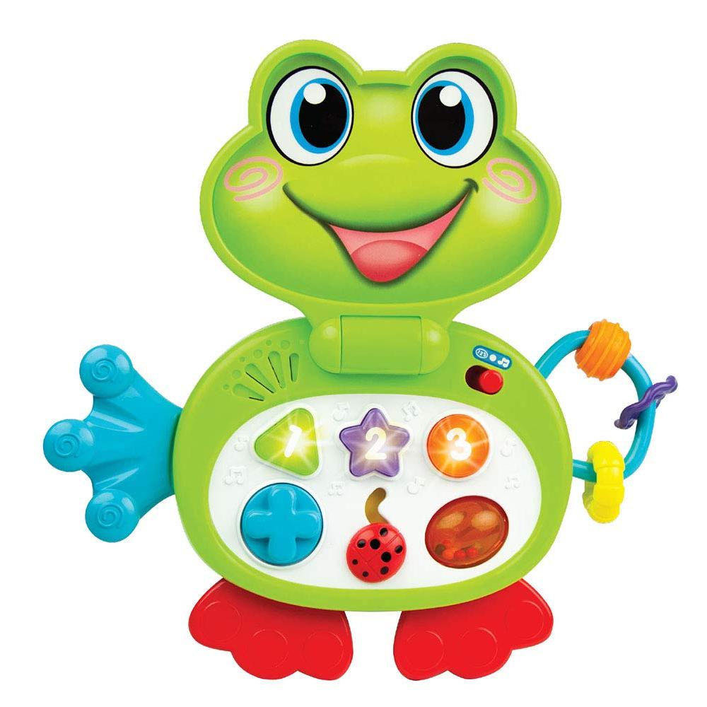Winfun Busy Animal Laptop with Flashing Lights, Sounds & Cheerful Melodies (6-24 Months)