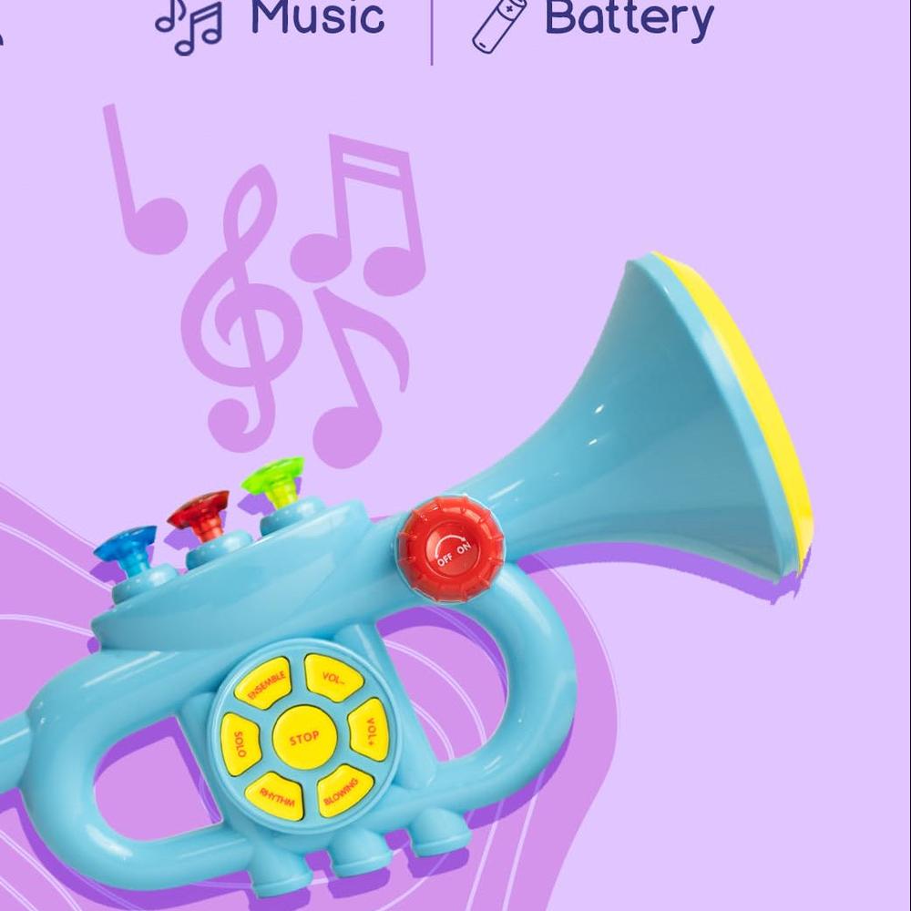 Tak Tak Toys Tiny Tunes Trumpet Musical Instrument Toy (3-6 Years)