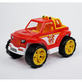 UA Toys Indo Fire Friction Powered Fire Rescue Truck Toy for Kids- Red