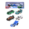 Set of 5 Licensed Majorette Diecast Cars (Porsche) - Porsche 917, Porsche 911 Carrera RS 2.7, Porsche 911 Carrera S, Porsche 935 K3, Porsche 911 GT3 Cup (992)
