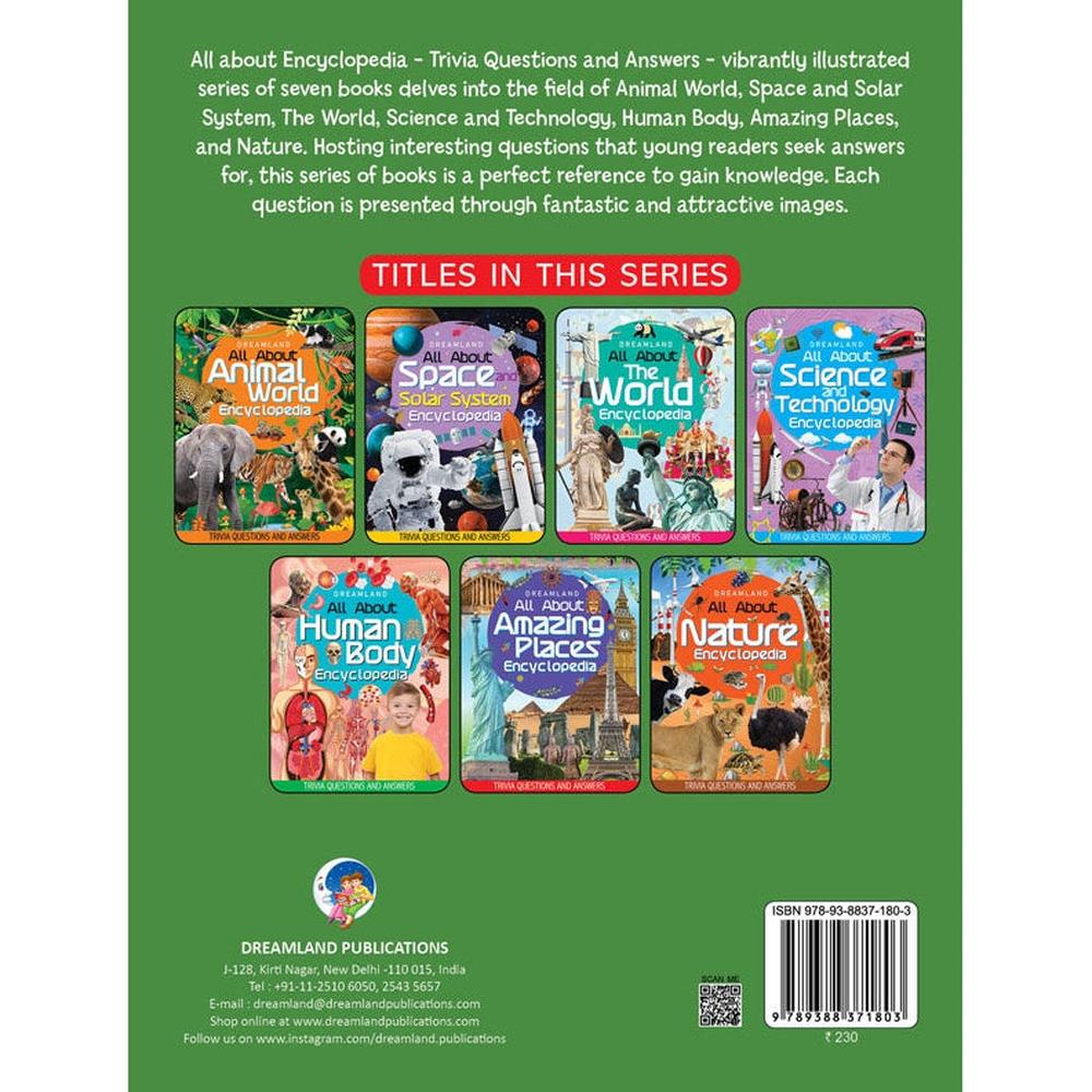 Dreamland Publications Animal World Children Encyclopedia Book | All About Trivia Questions and Answers