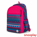 Wildcraft Girls Aztec 2 Compartments Backpack - Pink