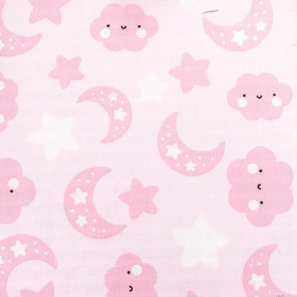 Beelittle Pink Moon 2-Piece Muslin Pyjamas Set